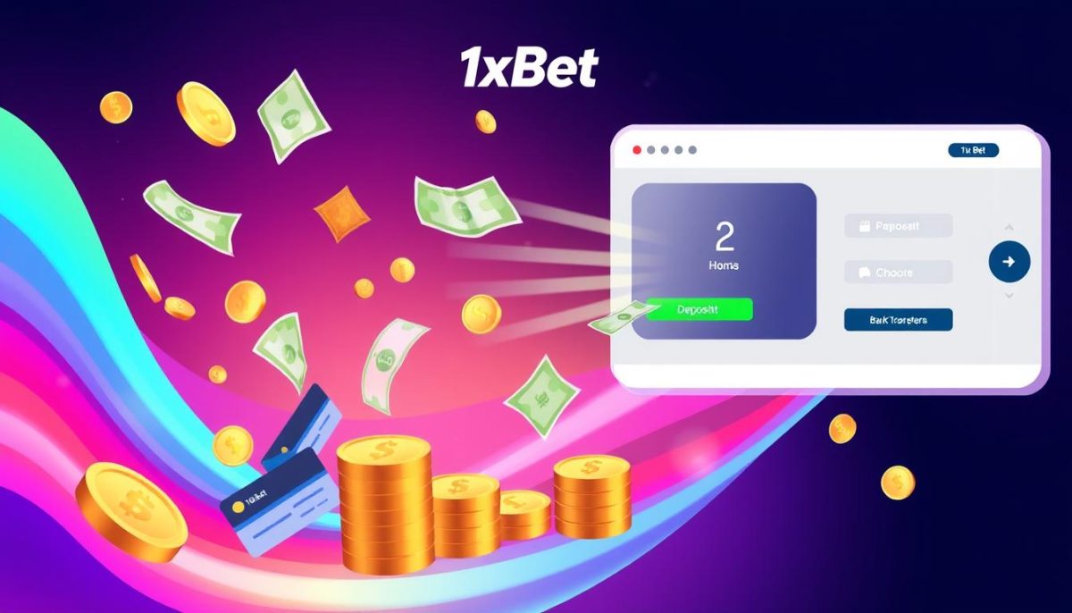 1xBet pul yatırma və çıxarma prosesi